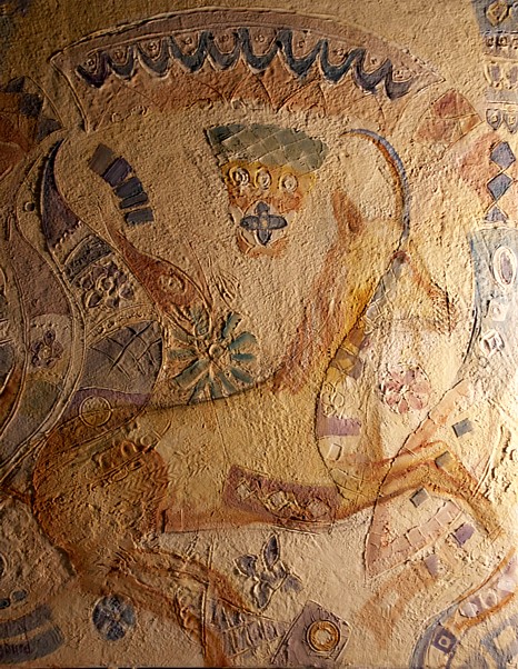 peinture matiere  le chamois