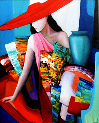 peinture a l' huile matieres de mode