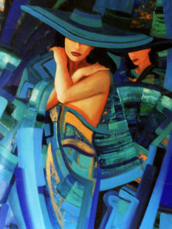 peinture Dans les frondaisons