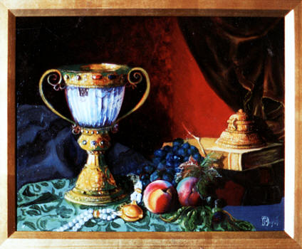 peinture nature morte a la coupe