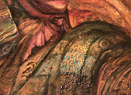 detail drap� "orientale"