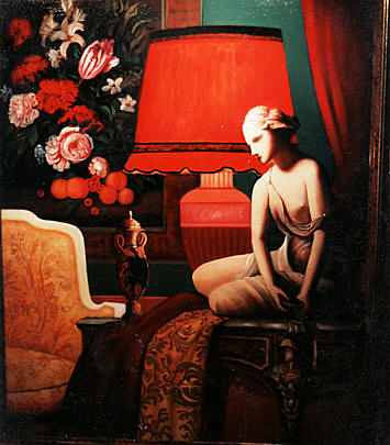 peinture personnage sculpture vivante